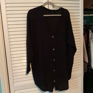 Torrid button down sweater size 4